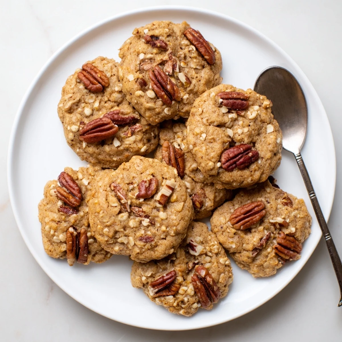 Homemade Cinnamon Date Pecan Cookies, ideal for coffee breaks or holiday gatherings.
