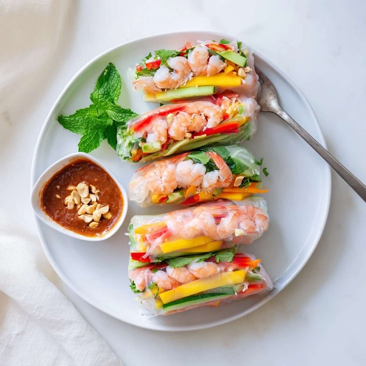 Shrimp Mango Spring Rolls