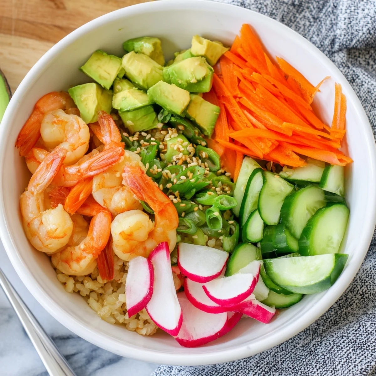 Shrimp Avocado Sushi Bowls