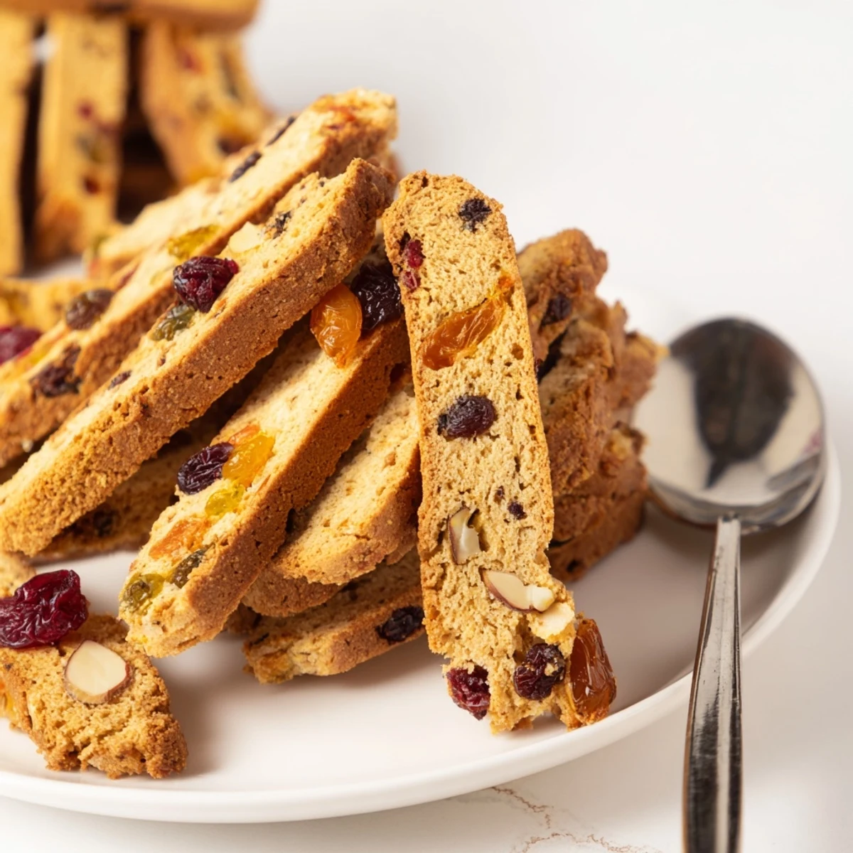 Festive Holiday Snack Biscotti Thins