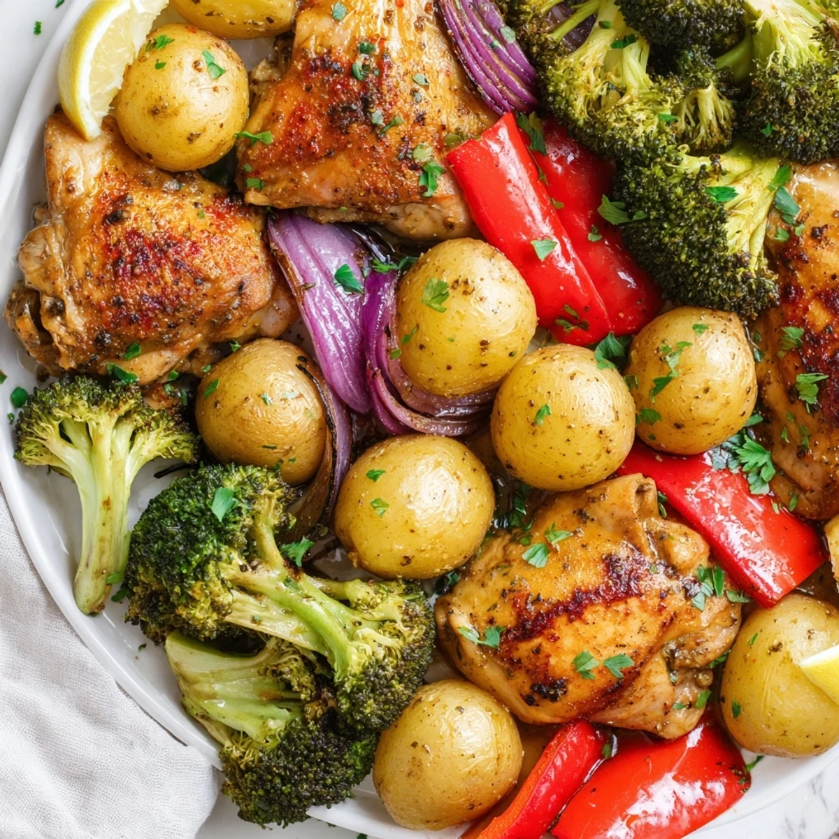 Flavorful Lazy Gourmet Chicken & Vegetable One-Pot, perfectly cooked and ready to enjoy.