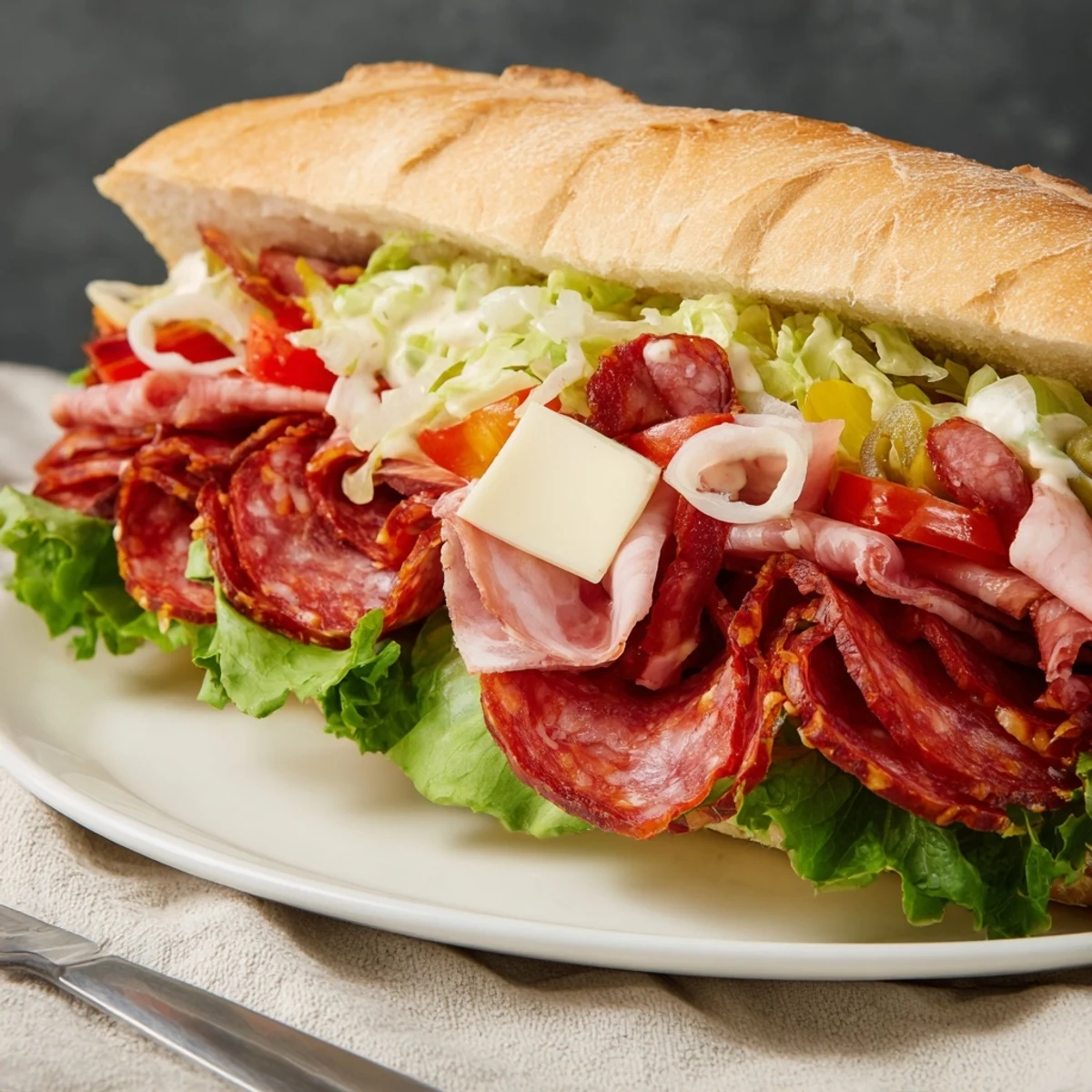 Deliciously layered Flavor Mash-Up Sandwiches bursting with taste and colorful ingredients.  