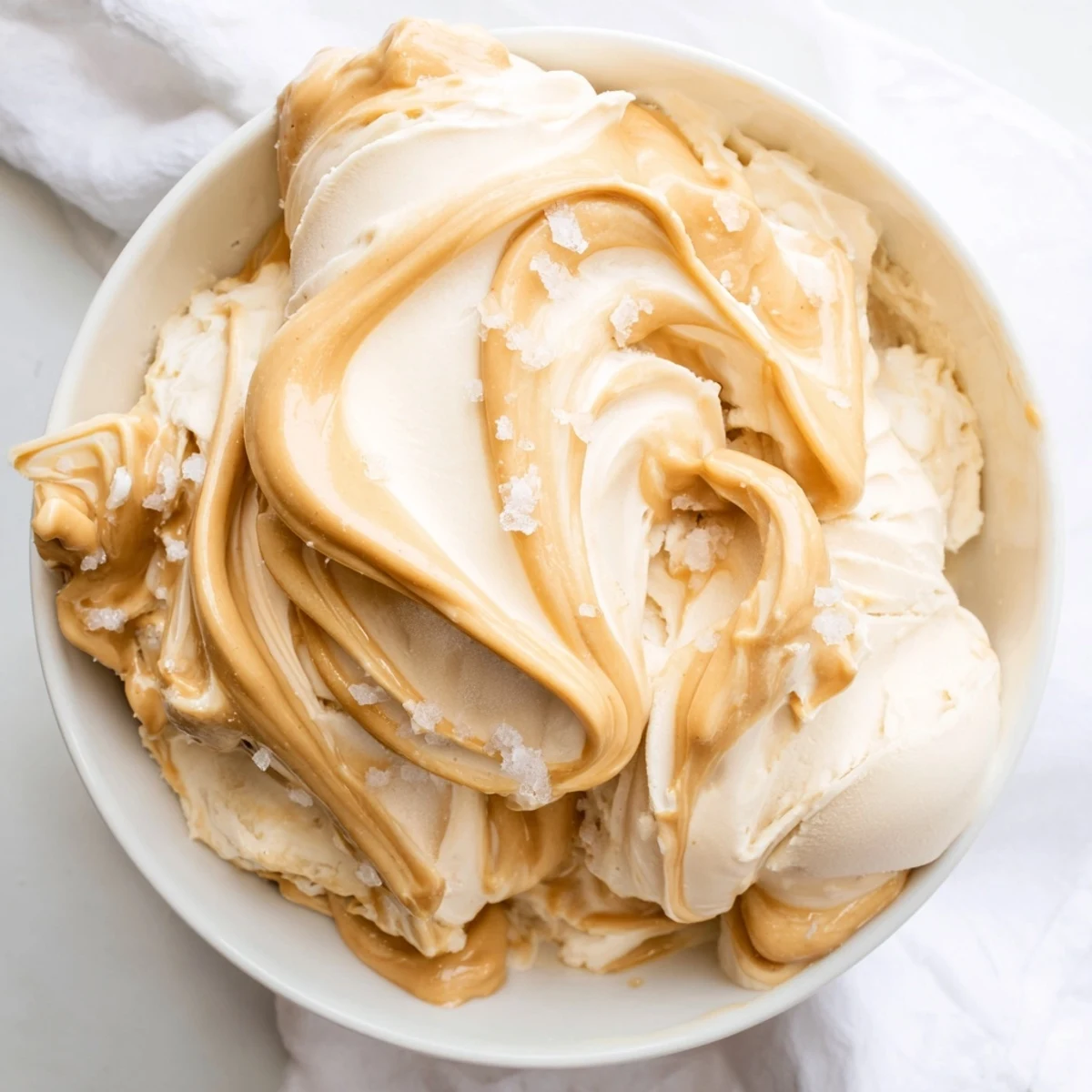 This peanut butter banana ice cream is dairy-free and ready in minutes, so easy to enjoy!