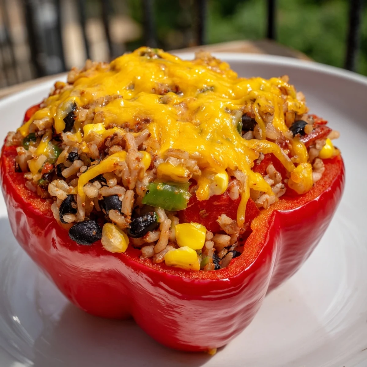 Colorful Bell Peppers Filled