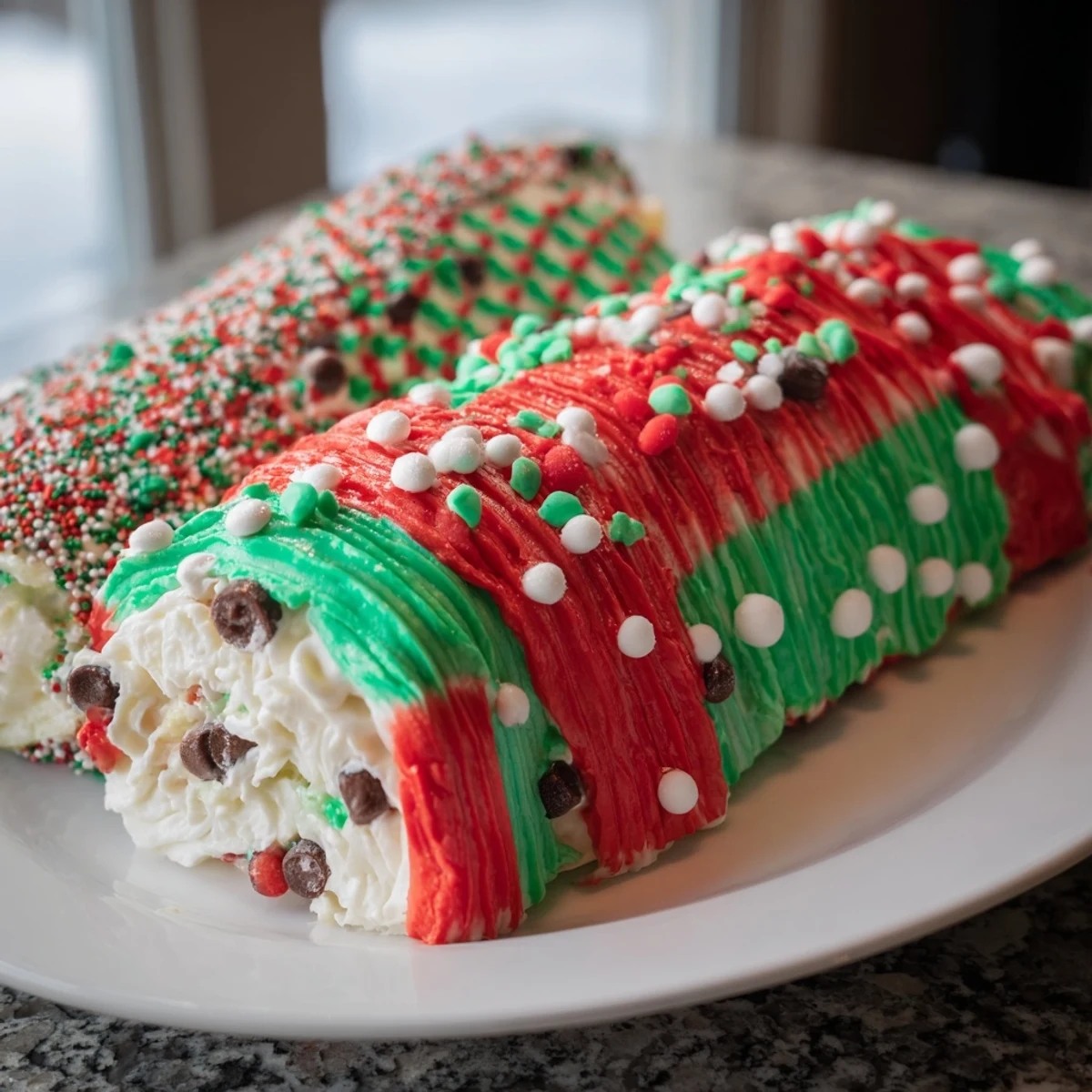 Festive Sweater Cake Roll