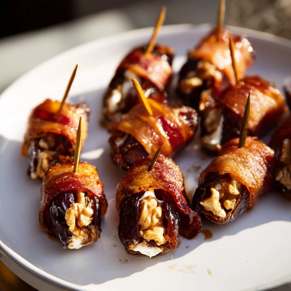 Bacon Dates Cream Cheese Walnuts