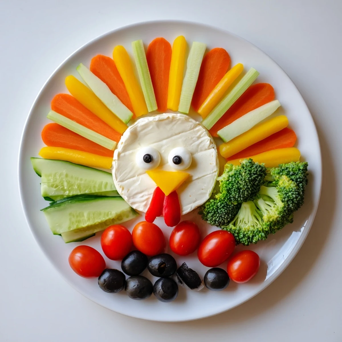 Turkey Shaped Appetizer Tray