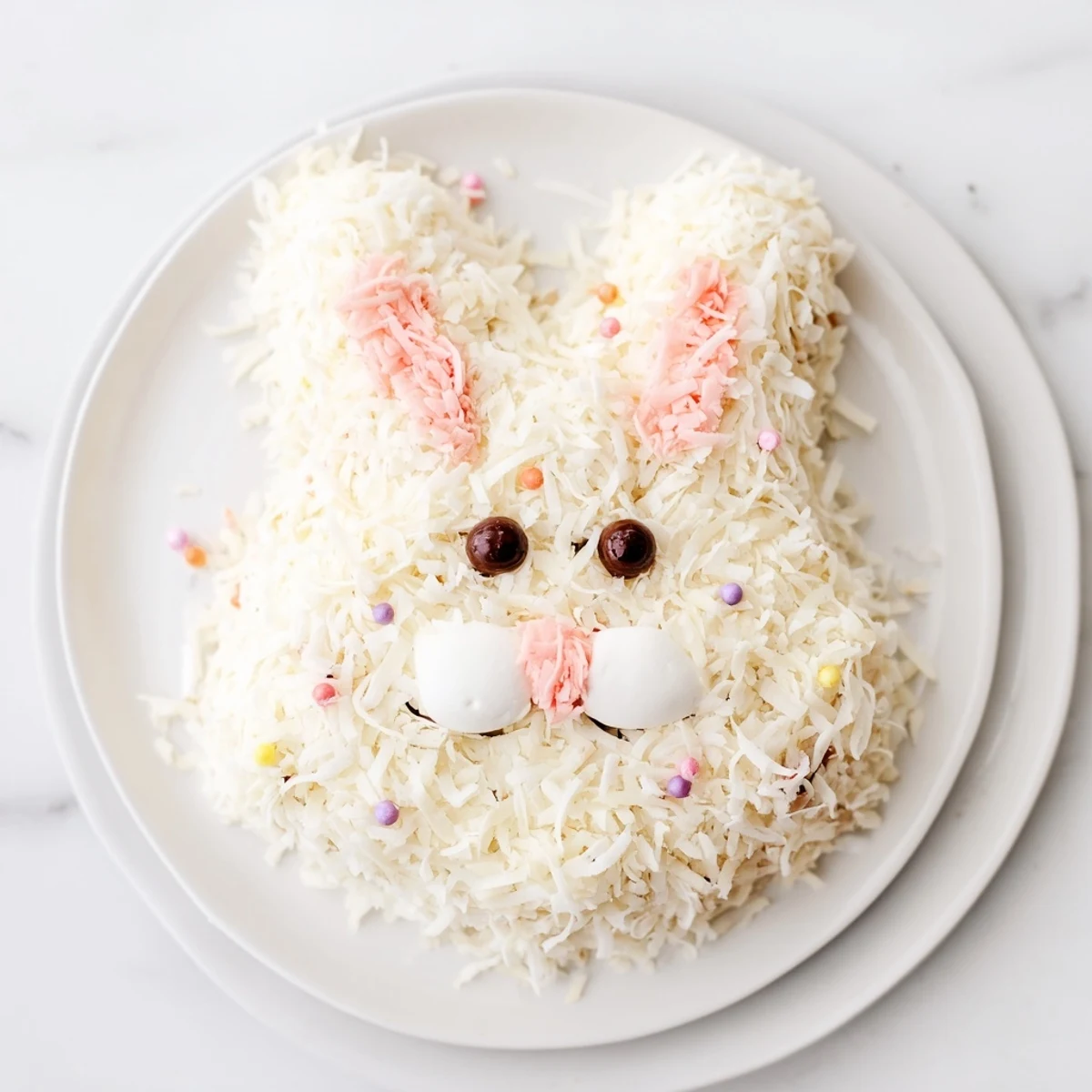 Delicious and adorable, the Spring Bunny Carrot Cake features cute decorations and soft textures.