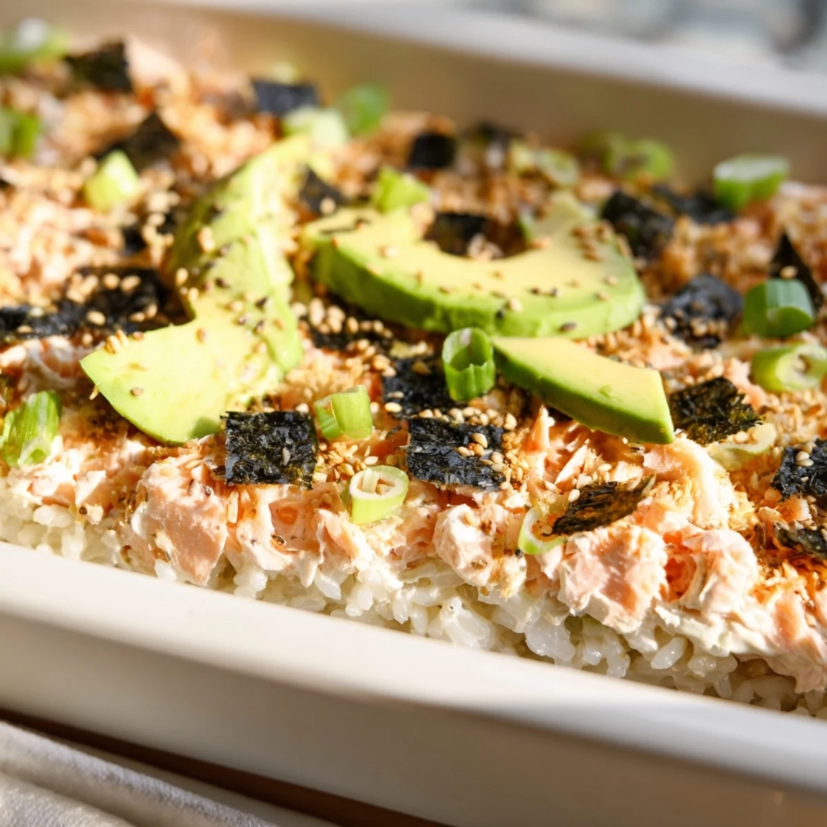 Deconstructed Sushi Bake Layers