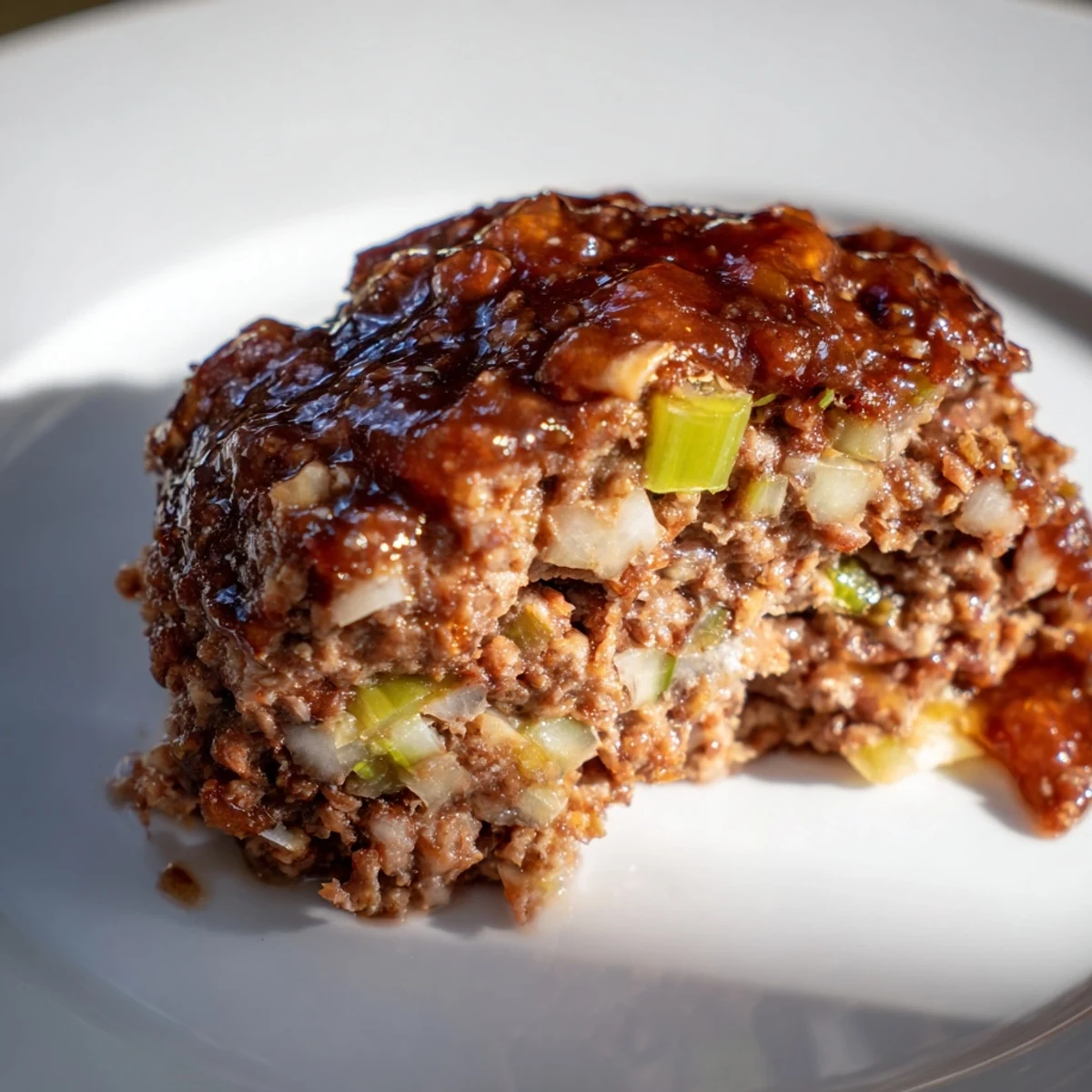 Golden-brown Mini Meatloaf Bites, glazed with maple-mustard, steaming hot from the oven.