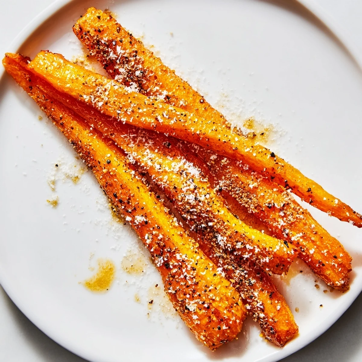 Parmesan Baby Carrot Chips