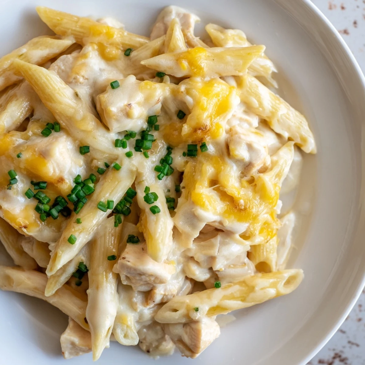 Chicken Ranch Pasta Bake