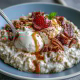 High Protein Oats Eggs