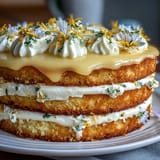Mother's Day Lemon Curd Cake