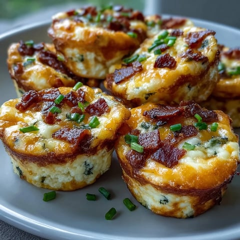 Golden-brown Ranch Bacon Breakfast Egg Bites fresh from the muffin tin, showcasing fluffy eggs, melted cheddar, and crispy bacon bits.