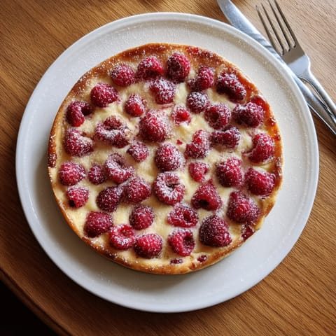 A slice of Tarte aux Framboises Fondante.