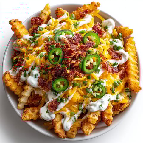 A plate of crispy Louisiana Voodoo Fries.