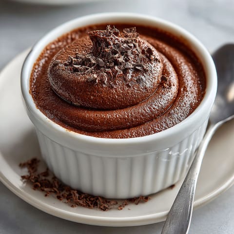 A white bowl filled with chocolate.