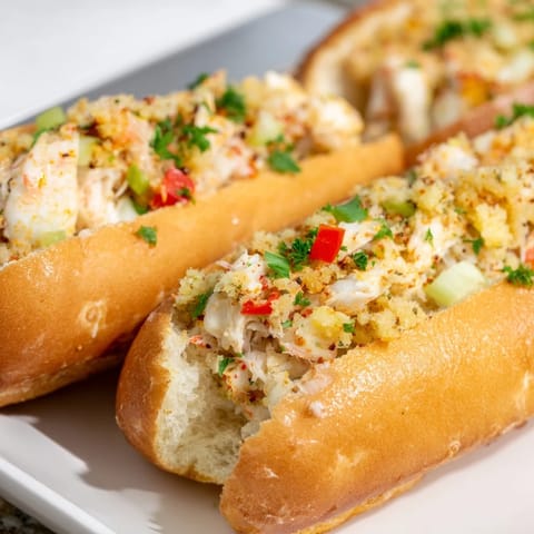 Cajun Crab Cornbread Rolls