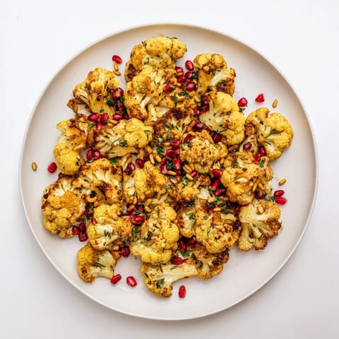 Roasted Garlic Herb Cauliflower