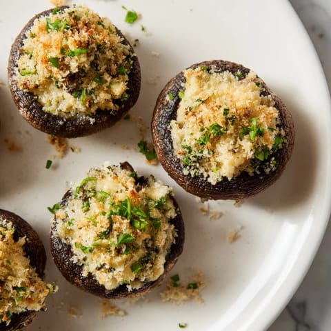 Holiday Stuffed Mushrooms