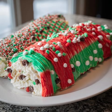 Festive Sweater Cake Roll
