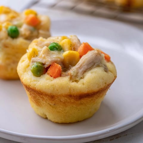 Mini Chicken Pot Pie Muffins