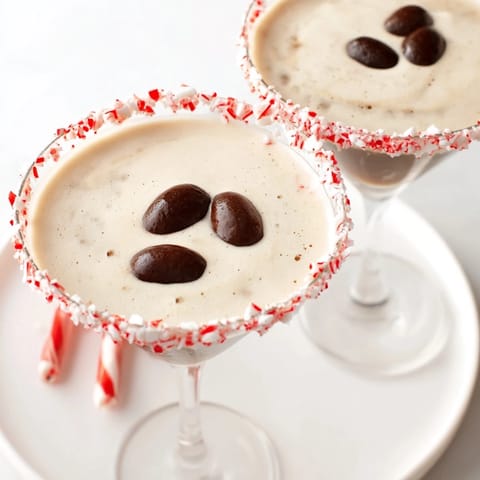 Festive Peppermint Espresso Cocktail
