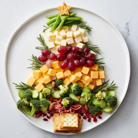 Evergreen Tree Snack Board