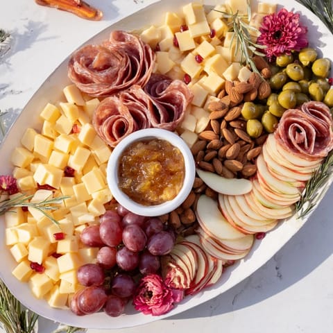 Holiday Bow Appetizer Platter