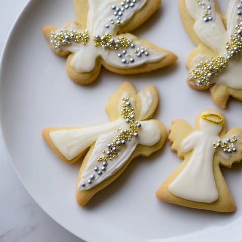 Delicate Buttery Christmas Angels