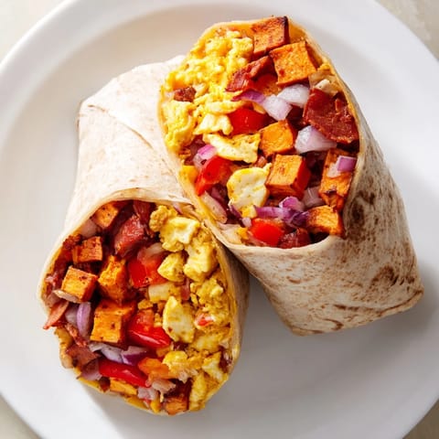 Sweet Potato Breakfast Burritos