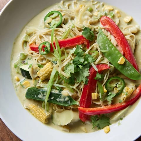 Thai Curry Pasta Dish