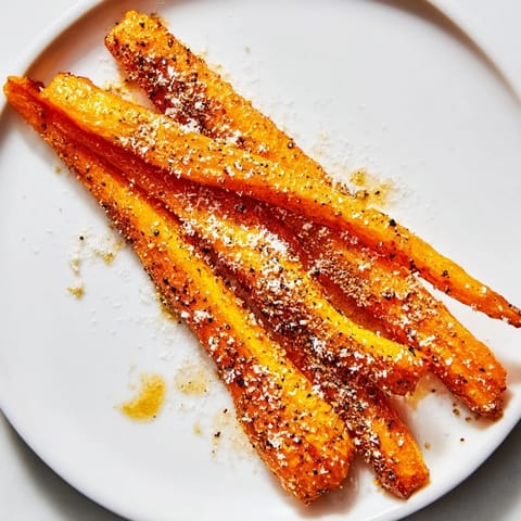Parmesan Baby Carrot Chips