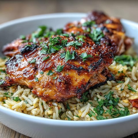Aromatic Nandos-style Portuguese chicken and rice in one pot, bursting with smoky spices and tender chicken thighs.  