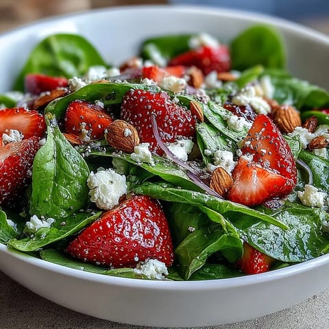 Baby Spinach Strawberry Salad