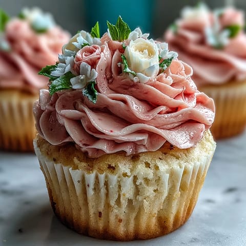 Baby Bloom Floral Cupcakes
