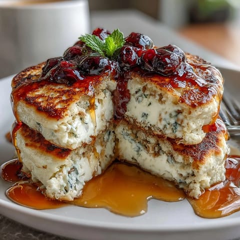 Cottage Cheese Pancake Bites