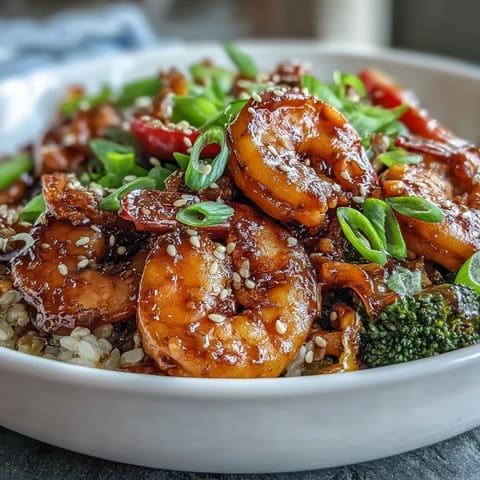 High Protein Shrimp Stir Fry