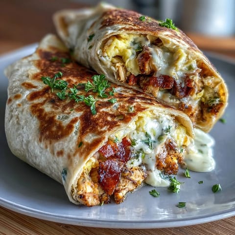 High Protein Breakfast Burrito