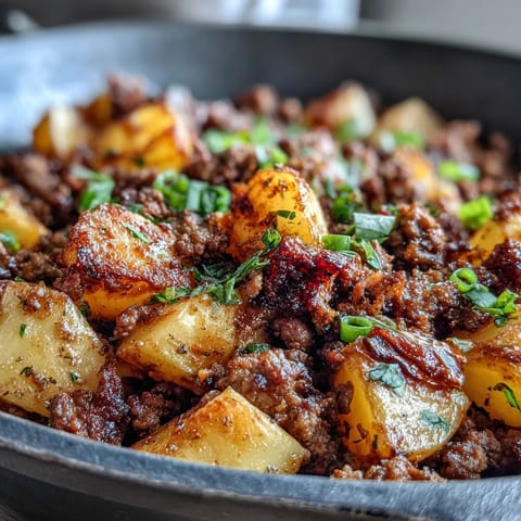 Ground Beef & Potato Skillet