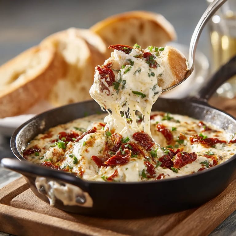 A bowl of cheese dip with a spoon in it.