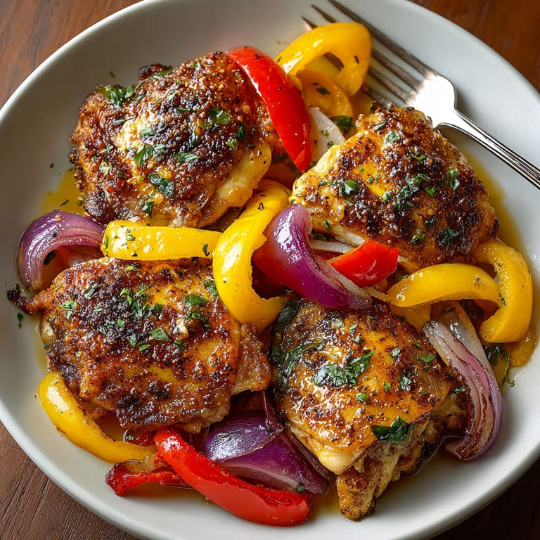A white bowl filled with chicken and vegetables.