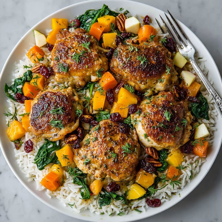 A plate of food with rice, meat, and vegetables.
