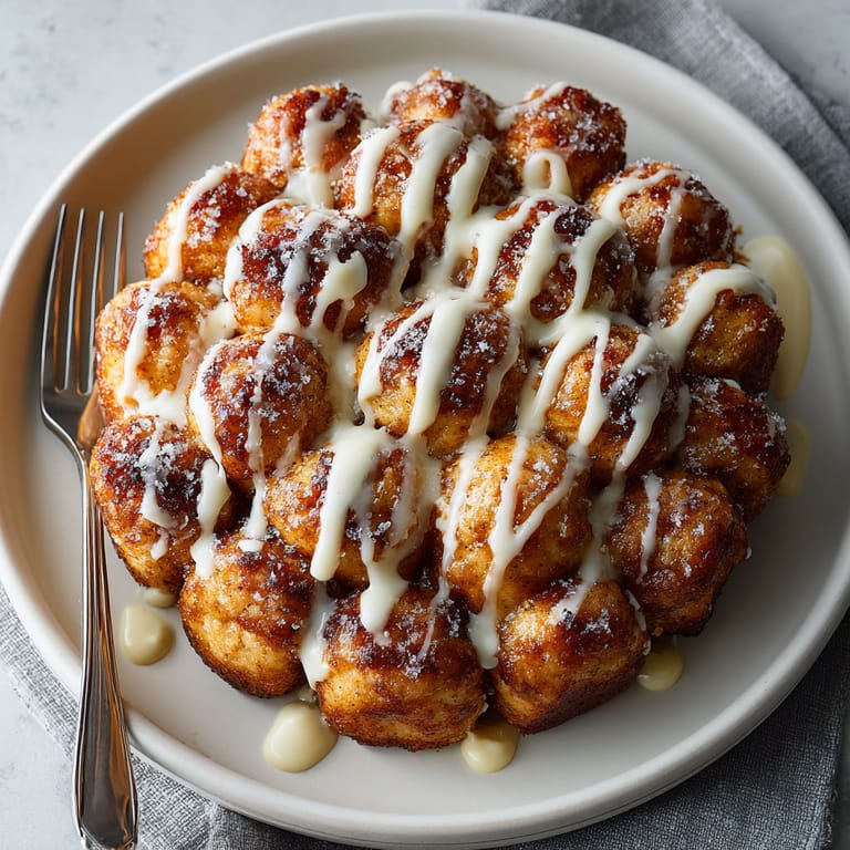 A plate of pumpkin spice monkey bread.