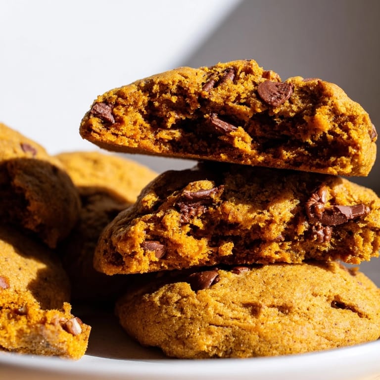 Warm, deeply-flavored Brown Butter Pumpkin Cookies cooling on a wire rack, ready to enjoy.
