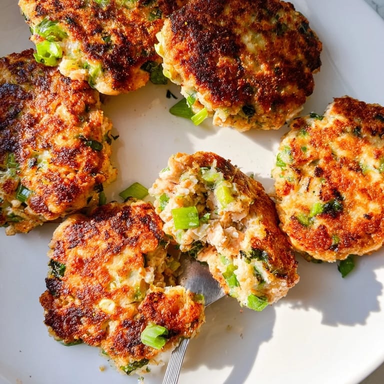 Flavorful salmon patties, ideal as appetizers, paired beautifully with sriracha mayo.