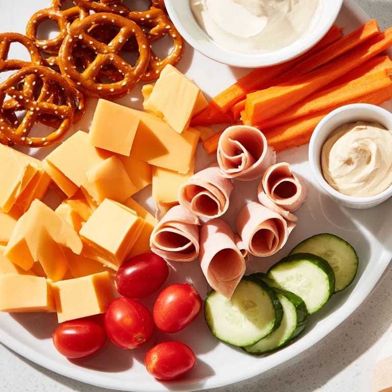 This Renard Rusé Snack Assortment features an inviting arrangement of sweet and savory treats for your guests.