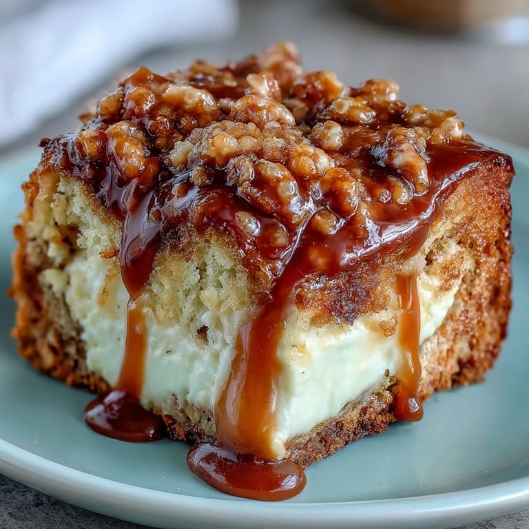 Moist Caramel Cream Cheese Bread loaf cooling on a wire rack, ready for breakfast or dessert.