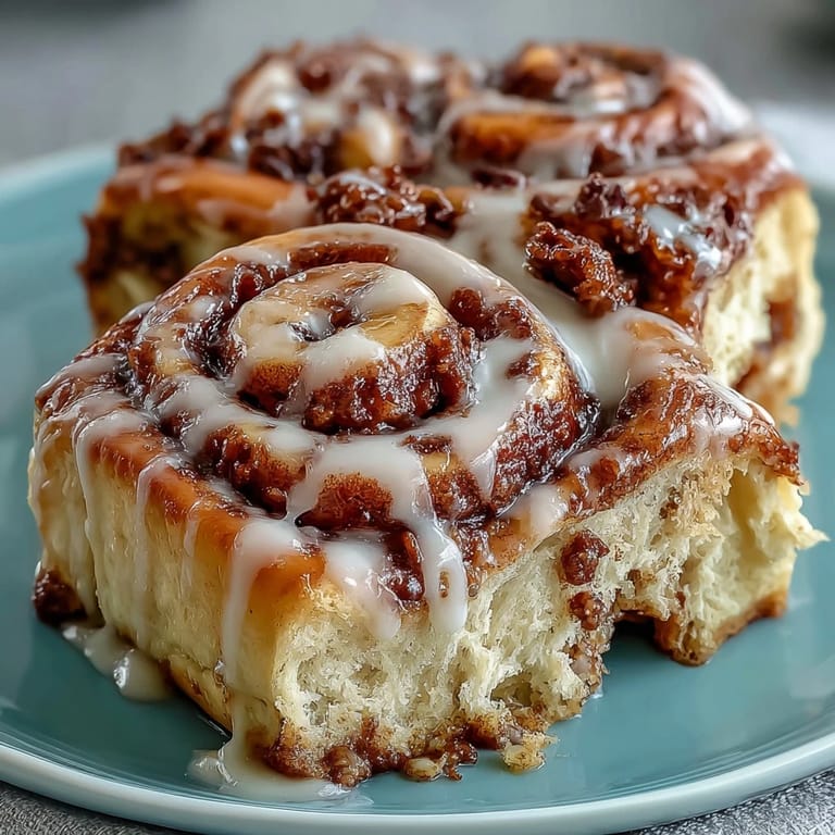 Warm Banana Bread Cinnamon Rolls with fluffy insides and melted cinnamon sugar filling, ready to be served for dessert.